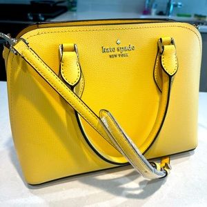 Kate Spade Yellow Crossover Tote